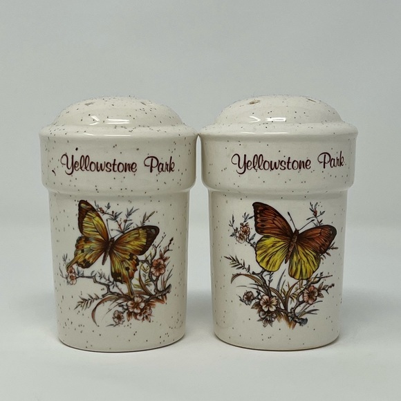 Kitchen Vintage Yellowstone National Park Salt Pepper Shaker Poshmark